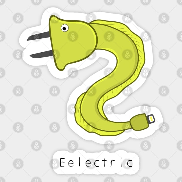 cute eel Sticker by wordspotrayal